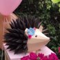 DIY papercraft hedgehog sculpture for your decor