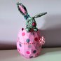 DIY papercraft Easter bunny sculpture for your Easter decor