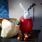 DIY papercraft Easter bunny sculpture for your Easter decor