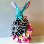 DIY papercraft Easter bunny sculpture for your Easter decor