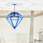Printable paper lampshade DIAMOND for your ceiling