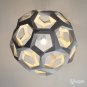 DIY paper lampshade SPHERE for your ceiling decor