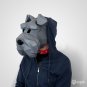 DIY Schnauzer dog paper mask for your Halloween disguise