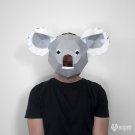 DIY koala mask for your Halloween disguise