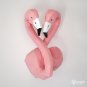 DIY flamingo papercraft trophy for your wall decor