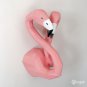 DIY flamingo papercraft trophy for your wall decor