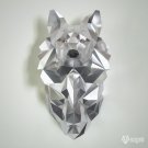 DIY wolf papercraft trophy for your wall decor
