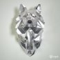 DIY wolf papercraft trophy for your wall decor