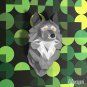 DIY wolf papercraft trophy for your wall decor
