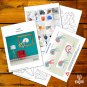 Papercraft ammonite PDF template for your wall decor