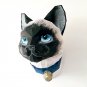 DIY Papercraft cat head wall mount