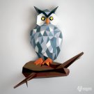 Printable owl papercraft for your wall decor