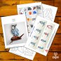 Printable owl papercraft for your wall decor