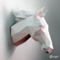 DIY horse papercraft for your wall mount decor