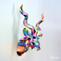 DIY papercraft antelope trophy - wall hanging
