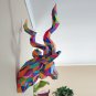 DIY papercraft antelope trophy - wall hanging