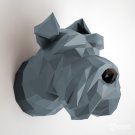DIY Schnauzer head papercraft for your wall decor