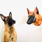 DIY German shepherd head papercraft for your wall decor