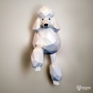 DIY poodle papercraft for your wall decor