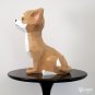 DIY papercraft chihuahua sculpture for your decor