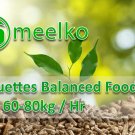 Croquettes Balanced Food Plant 60-80kgHr