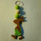Green Bunny Keychain