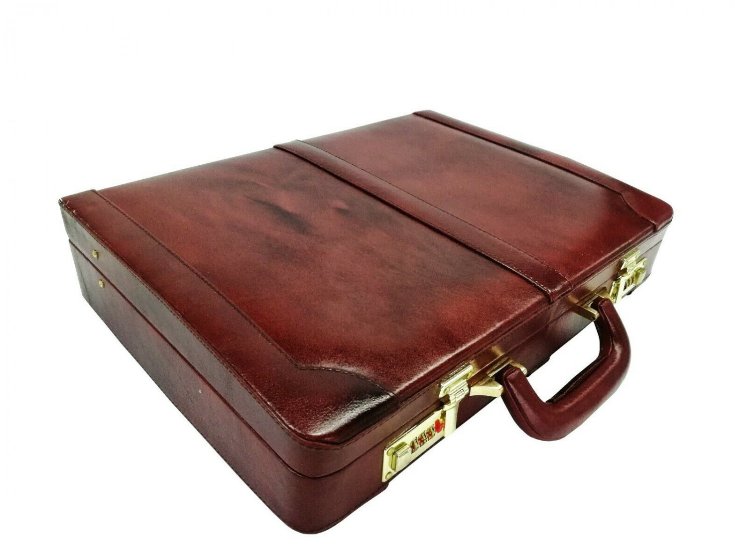 mens attache case leather
