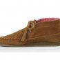 Sanuk Women's" Moccodile" Chestnut Suede Ankle Boots. Size 7 US.