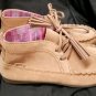 Sanuk Women's" Moccodile" Chestnut Suede Ankle Boots. Size 7 US.
