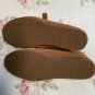 Sanuk Women's" Moccodile" Chestnut Suede Ankle Boots. Size 7 US.