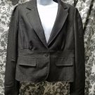 Nine West Suit Womens Career Blazer Work Jacket One Button Lined 10P