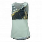 Pearl Izumi Women Summit Sleeveless Top LARGE Green Sea Moss Biking Fitness New
