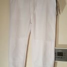 New Boy's Louisville Slugger White Baseball Pant Double Knee Open Bottom XL