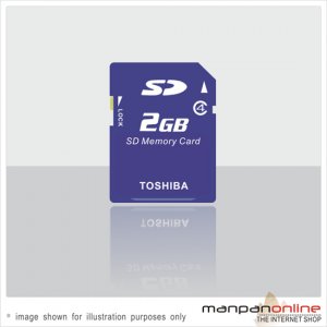 Genuine TOSHIBA SD 2GB Secure Digital Memory Card