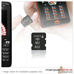 Genuine SONY Memory Stick Micro M2 4GB  Memory Card
