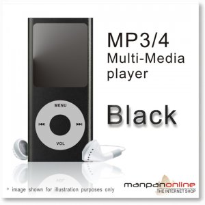 MP3 MP4 Portable Multi Media Player 1.8" LCD w/ 2GB black
