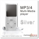 MP3 MP4 Portable Multi Media Player 1.8" LCD w/ 2GB silver