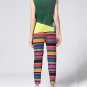 Womens Stylish Stripe Pleated Pants. Premium. Free Size