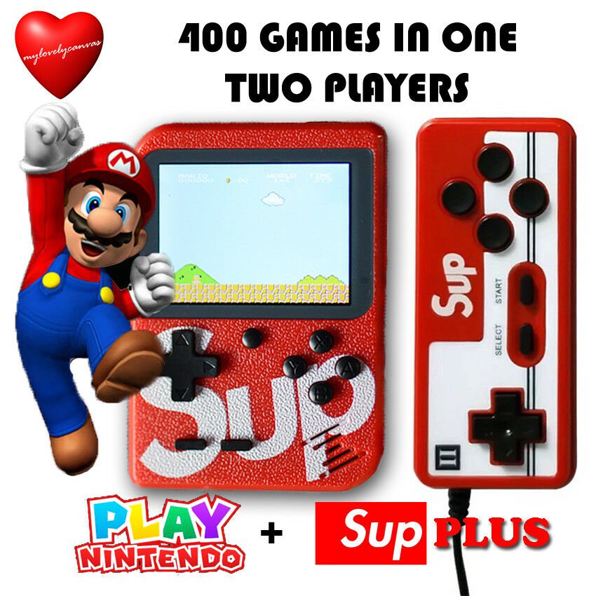 SUP PLUS Video Game Console. 400 Classic Games in 1 For Two Players