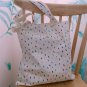 Fufu Floral Canvas Tote Bag