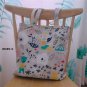 Fufu Floral Canvas Tote Bag