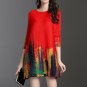 Womens Gogh Pleat Dress. Free Size.