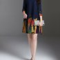 Womens Gogh Pleat Dress. Free Size.