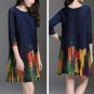 Womens Gogh Pleat Dress. Free Size.