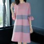 Womens Ayuka Stripe Pleat Dress. Free Size.