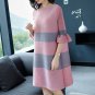 Womens Ayuka Stripe Pleat Dress. Free Size.