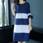 Womens Ayuka Stripe Pleat Dress. Free Size.