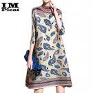 Womens Miwa Paisley Pleat Dress. Free Size.