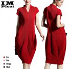 Womens Lynen Pleat Dress. Free Size.