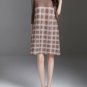 Womens Minako Check Pleat Dress. Free Size.
